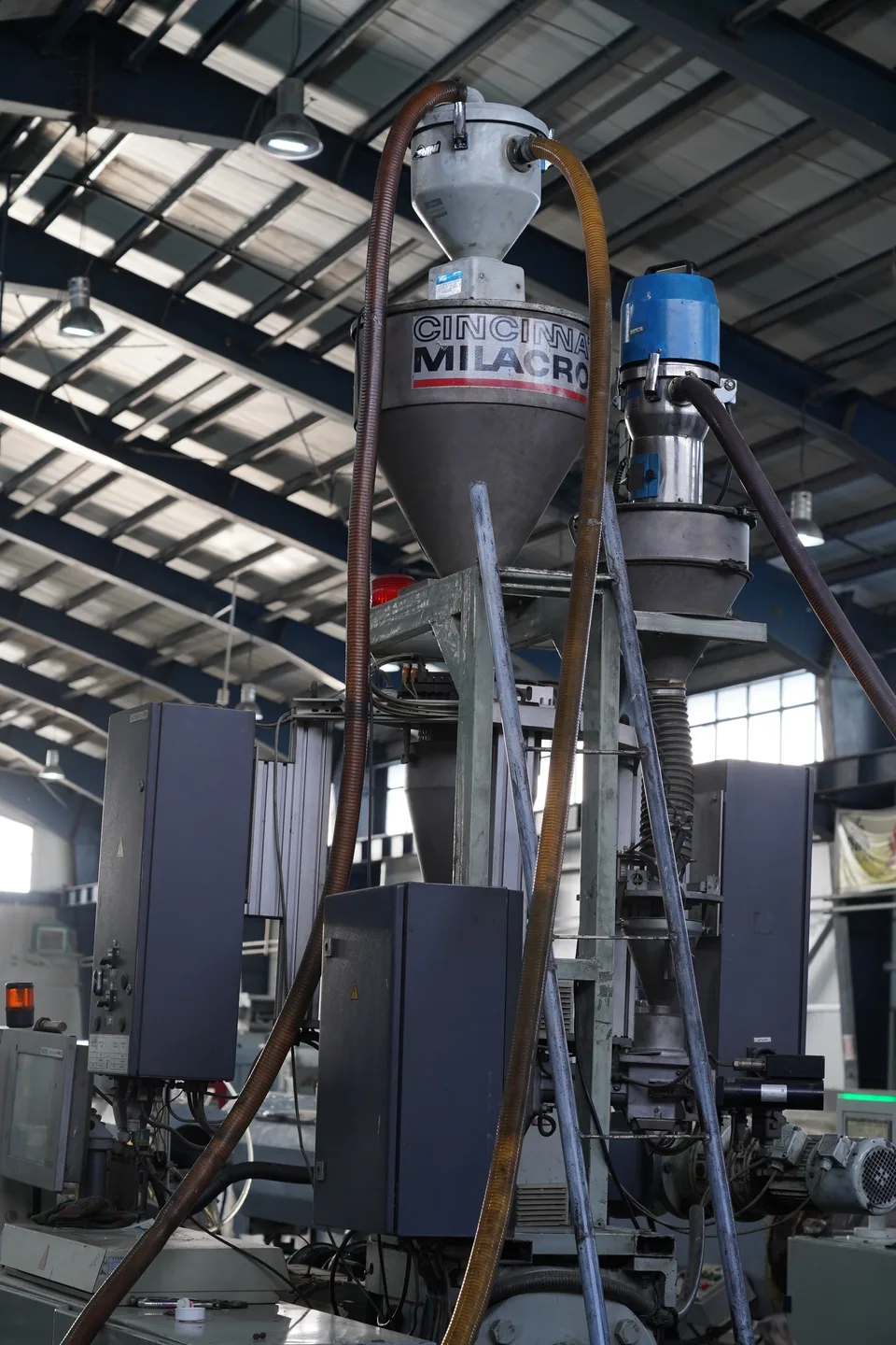 Manufacturing workspace for HDPE pipes at Bukan Pipe