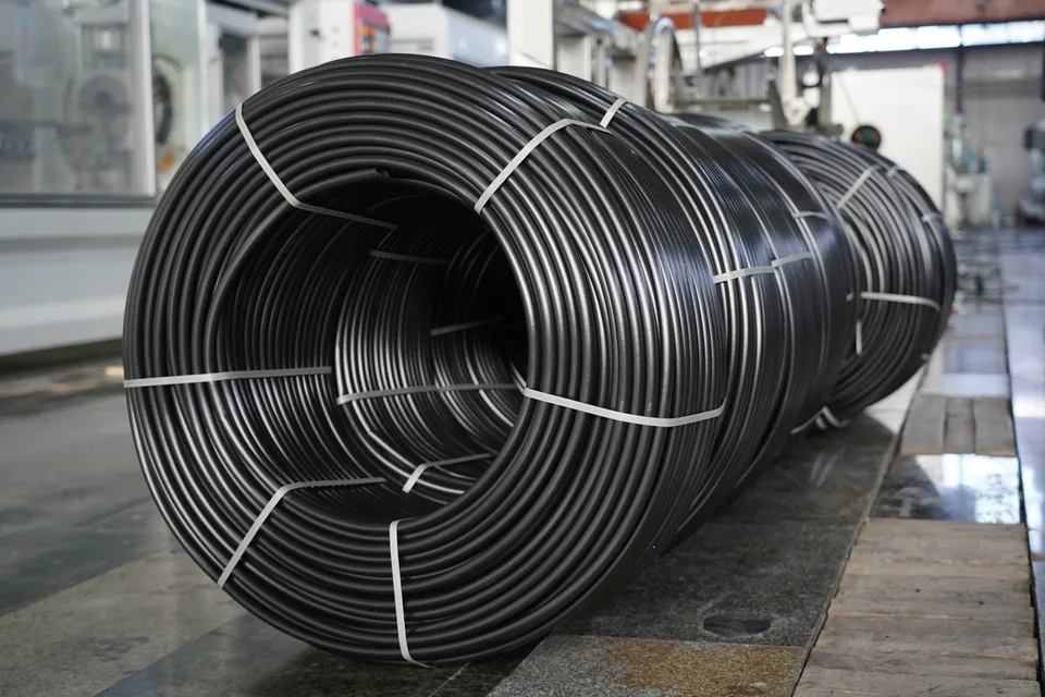 Bukan Pipe polyethylene pipe products at the factory