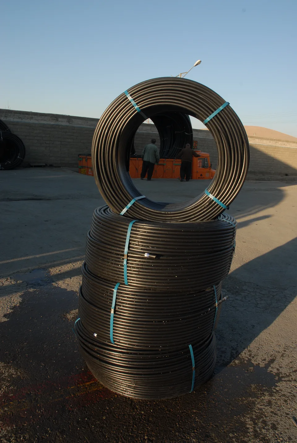 Bukan Pipe polyethylene pipe products at the factory