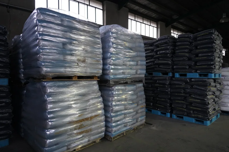 HDPE pipe loading for dispatch from Bukan Pipe factory