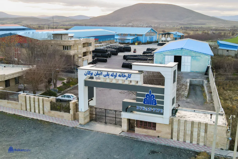 Factory infrastructure and grounds at Bukan Pipe
