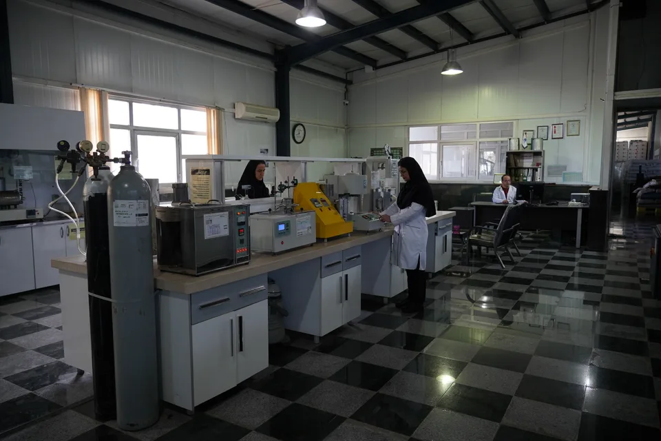 Laboratory space for HDPE pipe quality control at Bukan Pipe